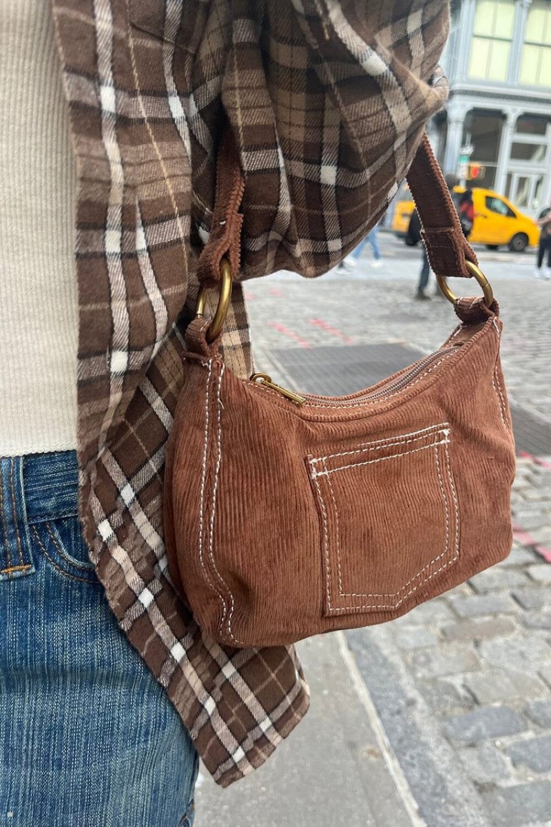 Portefeuilles Brandy Melville Pocket Marron | UEY-23709120